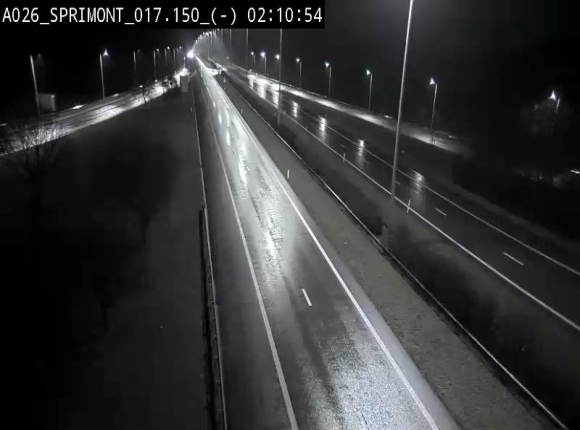 <h2>Webcam E25 (A26) à hauteur de Sprimont en direction de Liège et en provenance de Bastogne</h2>