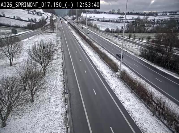 <h2>Webcam E25 (A26) à hauteur de Sprimont en direction de Liège et en provenance de Bastogne</h2>