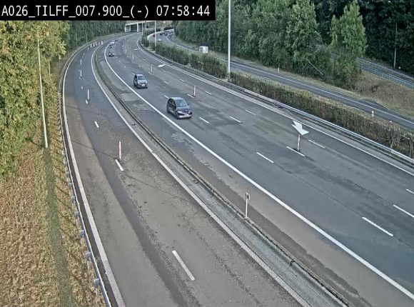 <h2>Webcam autoroute A26/E25 à Esneux, en Belgique en direction Luxembourg - BK 7.9</h2>