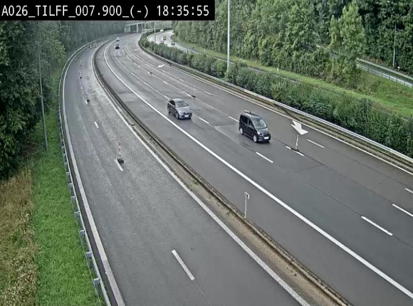 <h2>Webcam autoroute A26/E25 à Esneux, en Belgique en direction Luxembourg - BK 7.9</h2>