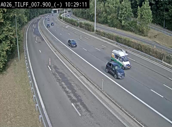 Webcam autoroute A26/E25 à Esneux, en Belgique en direction Luxembourg - BK 7.9