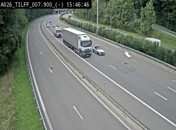 <h2>Webcam autoroute A26/E25 à Esneux, en Belgique en direction Luxembourg - BK 7.9</h2>