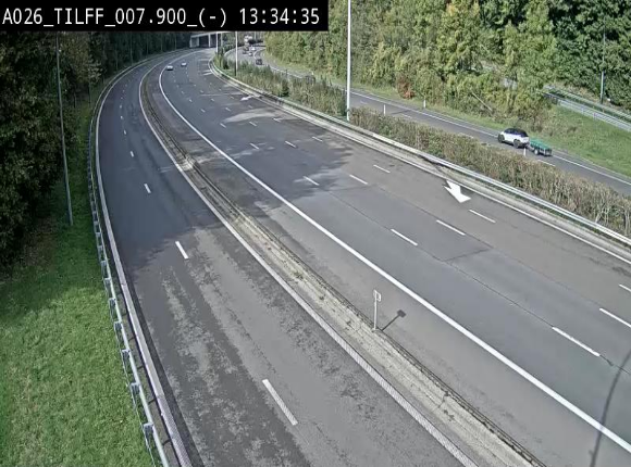 <h2>Webcam autoroute A26/E25 à Esneux, en Belgique en direction Luxembourg - BK 7.9</h2>