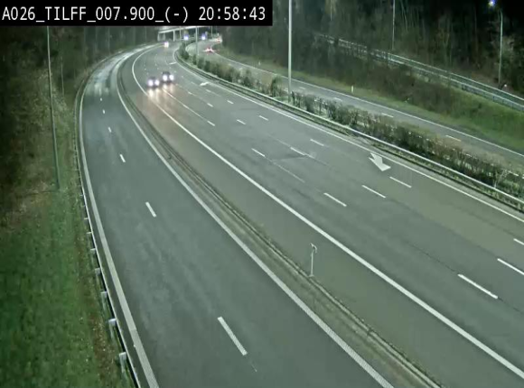 Webcam autoroute A26/E25 à Esneux, en Belgique en direction Luxembourg - BK 7.9