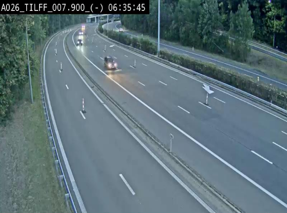 Webcam autoroute A26/E25 à Esneux, en Belgique en direction Luxembourg - BK 7.9