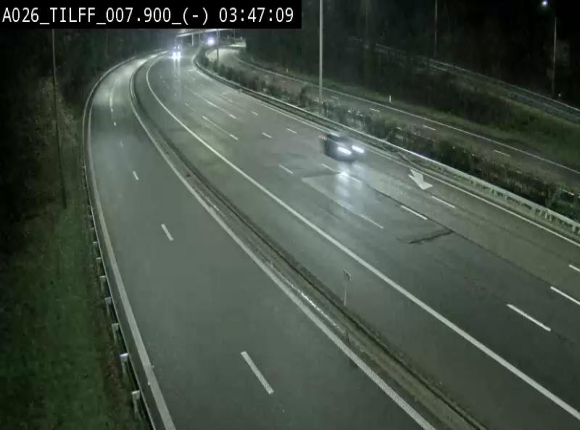 Webcam autoroute A26/E25 à Esneux, en Belgique en direction Luxembourg - BK 7.9