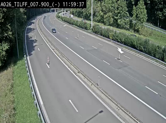 <h2>Webcam autoroute A26/E25 à Esneux, en Belgique en direction Luxembourg - BK 7.9</h2>