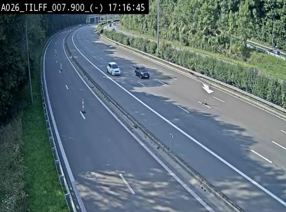 <h2>Webcam autoroute A26/E25 à Esneux, en Belgique en direction Luxembourg - BK 7.9</h2>