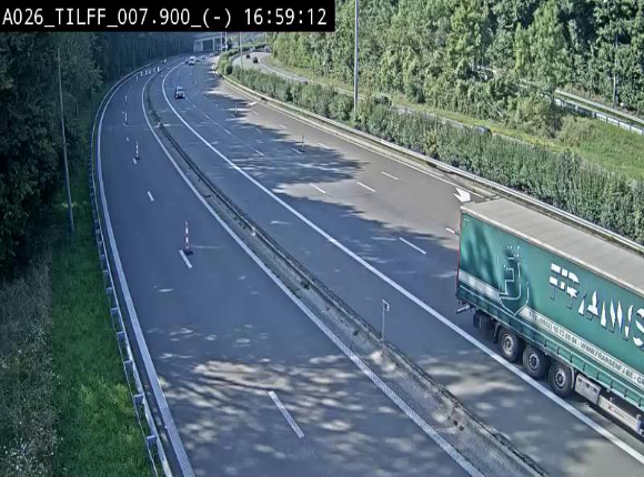<h2>Webcam autoroute A26/E25 à Esneux, en Belgique en direction Luxembourg - BK 7.9</h2>