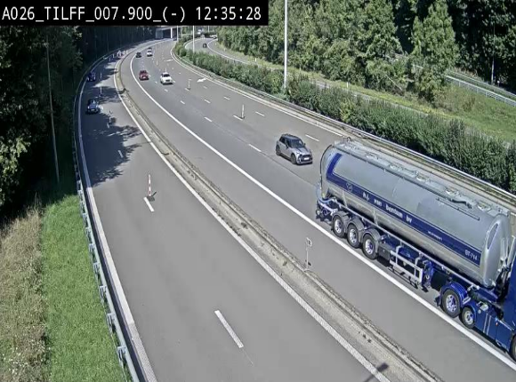 <h2>Webcam autoroute A26/E25 à Esneux, en Belgique en direction Luxembourg - BK 7.9</h2>