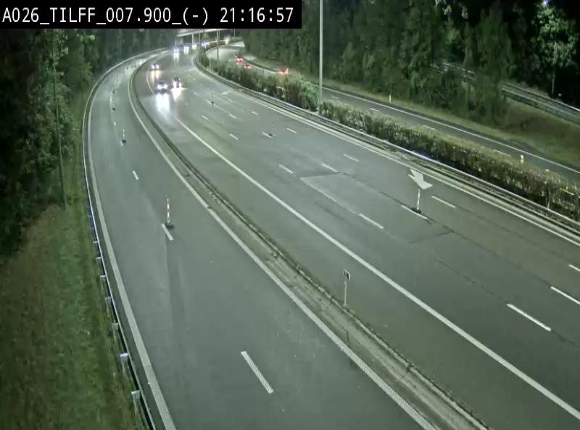 Webcam autoroute A26/E25 à Esneux, en Belgique en direction Luxembourg - BK 7.9