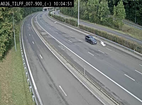 Webcam autoroute A26/E25 à Esneux, en Belgique en direction Luxembourg - BK 7.9