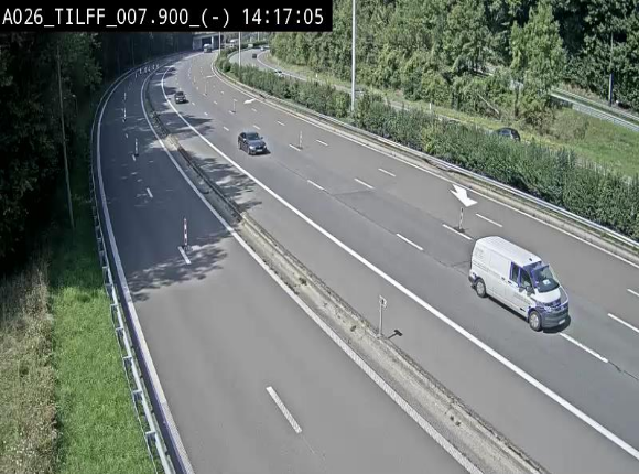 <h2>Webcam autoroute A26/E25 à Esneux, en Belgique en direction Luxembourg - BK 7.9</h2>