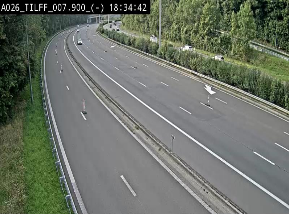 <h2>Webcam autoroute A26/E25 à Esneux, en Belgique en direction Luxembourg - BK 7.9</h2>