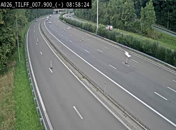 <h2>Webcam autoroute A26/E25 à Esneux, en Belgique en direction Luxembourg - BK 7.9</h2>