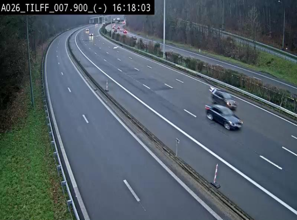 Webcam autoroute A26/E25 à Esneux, en Belgique en direction Luxembourg - BK 7.9