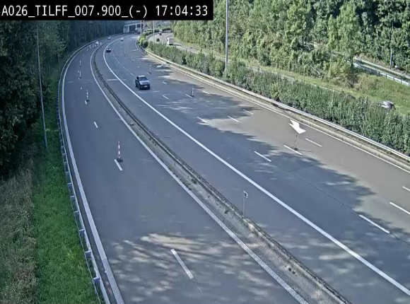 <h2>Webcam autoroute A26/E25 à Esneux, en Belgique en direction Luxembourg - BK 7.9</h2>