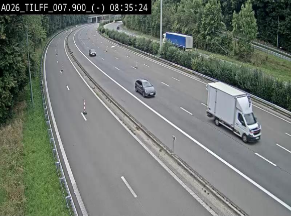 <h2>Webcam autoroute A26/E25 à Esneux, en Belgique en direction Luxembourg - BK 7.9</h2>