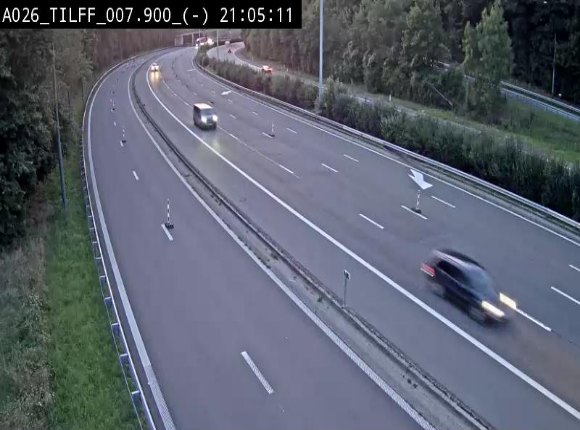 <h2>Webcam autoroute A26/E25 à Esneux, en Belgique en direction Luxembourg - BK 7.9</h2>