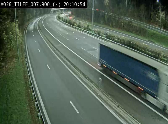Webcam autoroute A26/E25 à Esneux, en Belgique en direction Luxembourg - BK 7.9