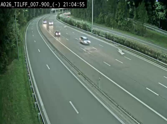 <h2>Webcam autoroute A26/E25 à Esneux, en Belgique en direction Luxembourg - BK 7.9</h2>
