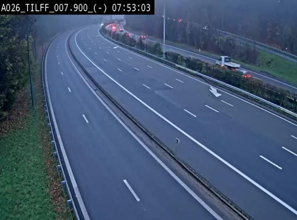 Webcam autoroute A26/E25 à Esneux, en Belgique en direction Luxembourg - BK 7.9