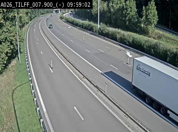 <h2>Webcam autoroute A26/E25 à Esneux, en Belgique en direction Luxembourg - BK 7.9</h2>