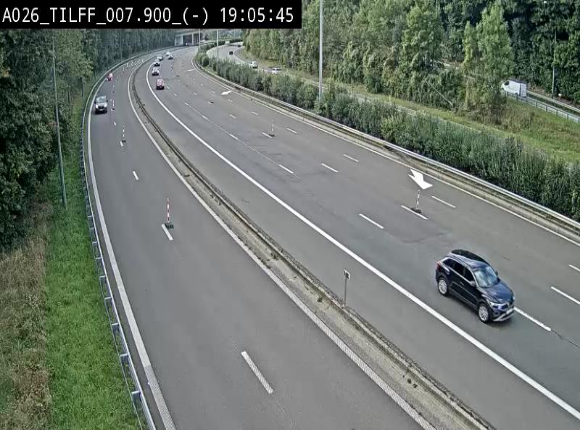 <h2>Webcam autoroute A26/E25 à Esneux, en Belgique en direction Luxembourg - BK 7.9</h2>