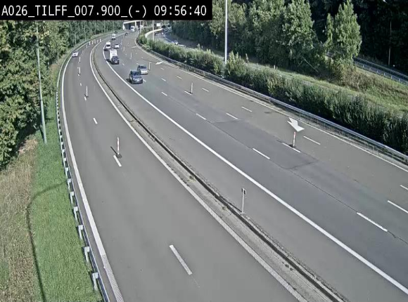 <h2>Webcam autoroute A26/E25 à Esneux, en Belgique en direction Luxembourg - BK 7.9</h2>