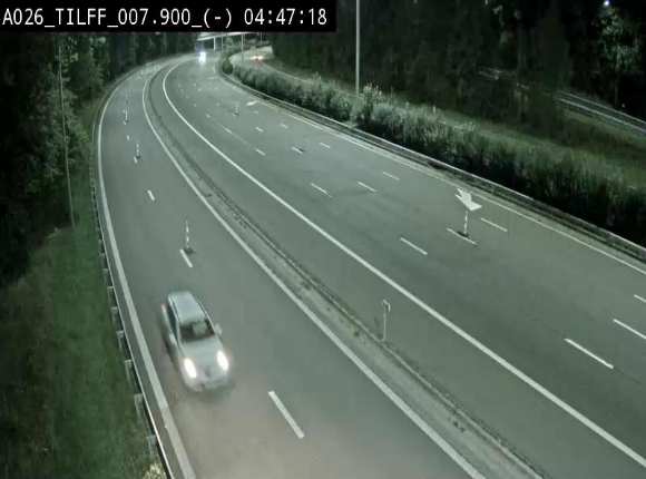 <h2>Webcam autoroute A26/E25 à Esneux, en Belgique en direction Luxembourg - BK 7.9</h2>