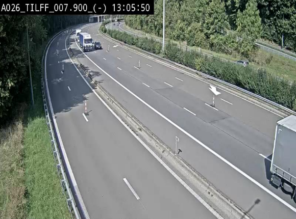 <h2>Webcam autoroute A26/E25 à Esneux, en Belgique en direction Luxembourg - BK 7.9</h2>