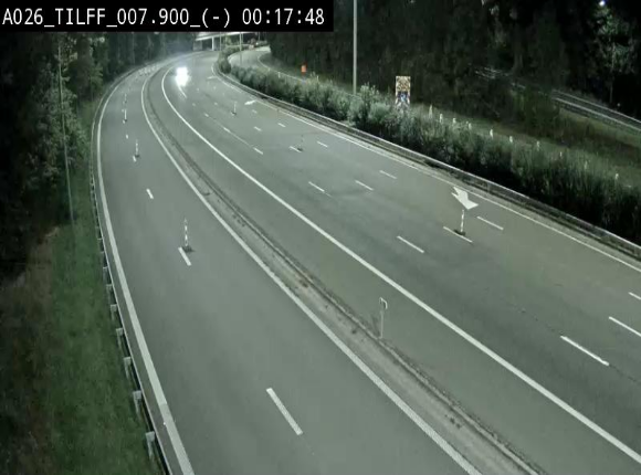 <h2>Webcam autoroute A26/E25 à Esneux, en Belgique en direction Luxembourg - BK 7.9</h2>