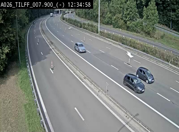 <h2>Webcam autoroute A26/E25 à Esneux, en Belgique en direction Luxembourg - BK 7.9</h2>