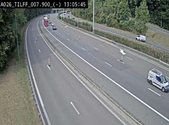 <h2>Webcam autoroute A26/E25 à Esneux, en Belgique en direction Luxembourg - BK 7.9</h2>
