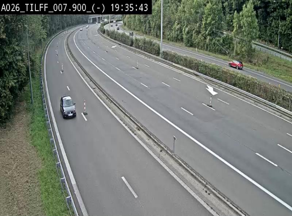 <h2>Webcam autoroute A26/E25 à Esneux, en Belgique en direction Luxembourg - BK 7.9</h2>