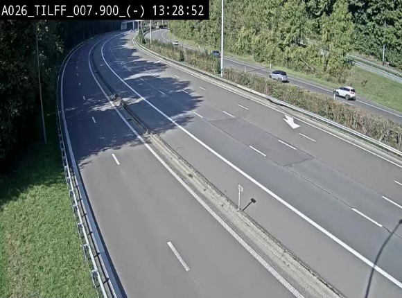<h2>Webcam autoroute A26/E25 à Esneux, en Belgique en direction Luxembourg - BK 7.9</h2>