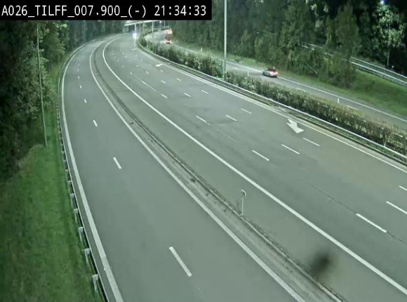 <h2>Webcam autoroute A26/E25 à Esneux, en Belgique en direction Luxembourg - BK 7.9</h2>