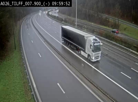<h2>Webcam autoroute A26/E25 à Esneux, en Belgique en direction Luxembourg - BK 7.9</h2>