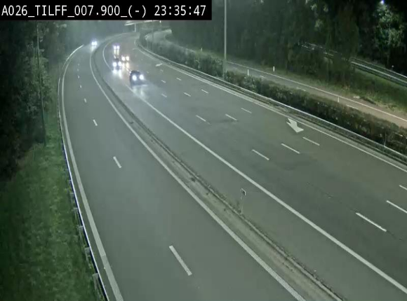 <h2>Webcam autoroute A26/E25 à Esneux, en Belgique en direction Luxembourg - BK 7.9</h2>