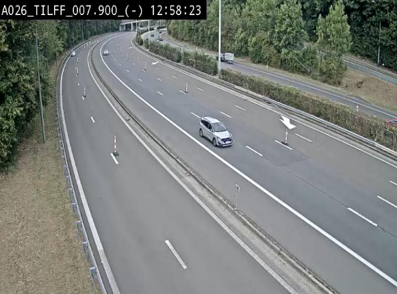 <h2>Webcam autoroute A26/E25 à Esneux, en Belgique en direction Luxembourg - BK 7.9</h2>