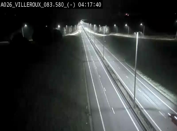 <h2>Webcam autoroute A26/E25 à hauteur de Vaux-sur-Sûre, à la jonction avec la N85 en direction de Liège - BK 83.6</h2>