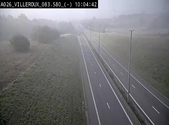 <h2>Webcam autoroute A26/E25 à hauteur de Vaux-sur-Sûre, à la jonction avec la N85 en direction de Liège - BK 83.6</h2>