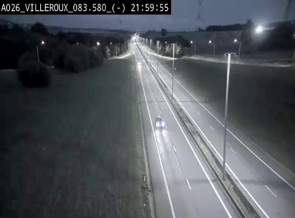 <h2>Webcam autoroute A26/E25 à hauteur de Vaux-sur-Sûre, à la jonction avec la N85 en direction de Liège - BK 83.6</h2>