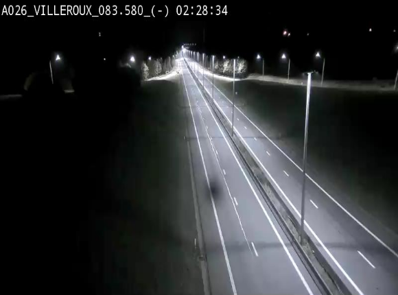 <h2>Webcam autoroute A26/E25 à hauteur de Vaux-sur-Sûre, à la jonction avec la N85 en direction de Liège - BK 83.6</h2>
