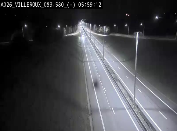 <h2>Webcam autoroute A26/E25 à hauteur de Vaux-sur-Sûre, à la jonction avec la N85 en direction de Liège - BK 83.6</h2>