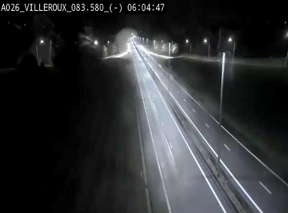 <h2>Webcam autoroute A26/E25 à hauteur de Vaux-sur-Sûre, à la jonction avec la N85 en direction de Liège - BK 83.6</h2>