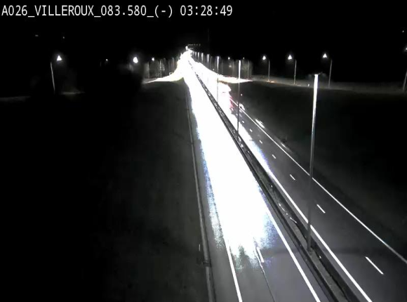 <h2>Webcam autoroute A26/E25 à hauteur de Vaux-sur-Sûre, à la jonction avec la N85 en direction de Liège - BK 83.6</h2>