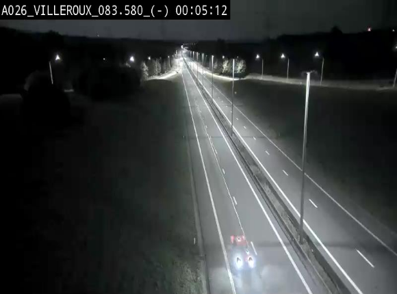 <h2>Webcam autoroute A26/E25 à hauteur de Vaux-sur-Sûre, à la jonction avec la N85 en direction de Liège - BK 83.6</h2>