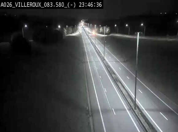 <h2>Webcam autoroute A26/E25 à hauteur de Vaux-sur-Sûre, à la jonction avec la N85 en direction de Liège - BK 83.6</h2>