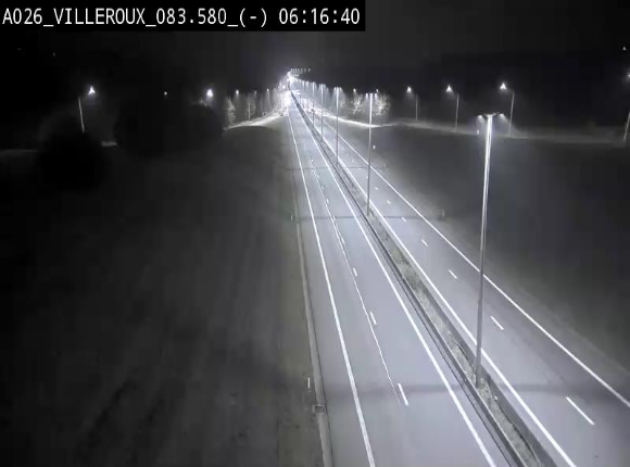 <h2>Webcam autoroute A26/E25 à hauteur de Vaux-sur-Sûre, à la jonction avec la N85 en direction de Liège - BK 83.6</h2>